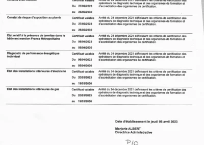 Diagonorm diagnostic immobilier Le Mans Sarthe 72-Certification Romain BÉRIOU