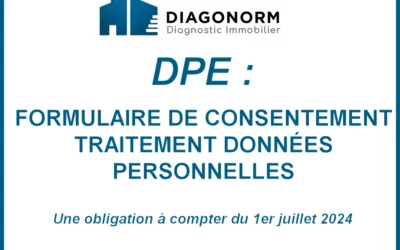 DPE : Formulaire consentement traitement données personnelles